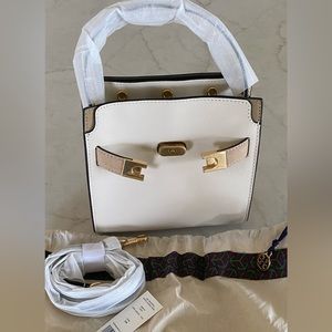 LEE RADZIWILL PETITE DOUBLE BAG.  New cream 

$598. Purchased new never used